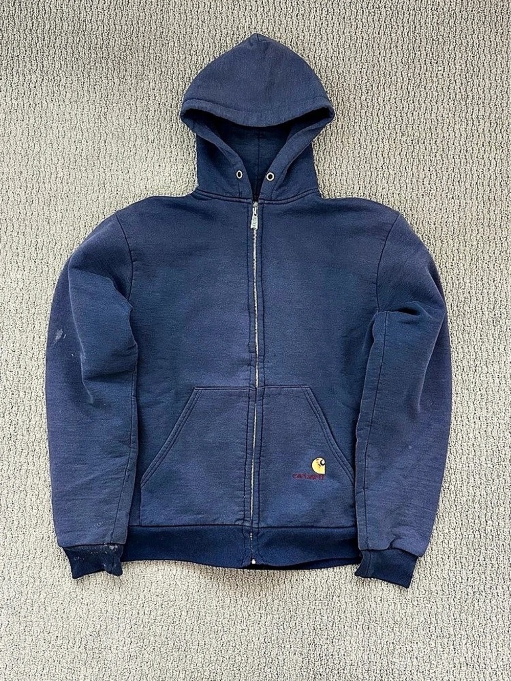 Carhartt Full-Zip Hooded Sweatshirt in Blue